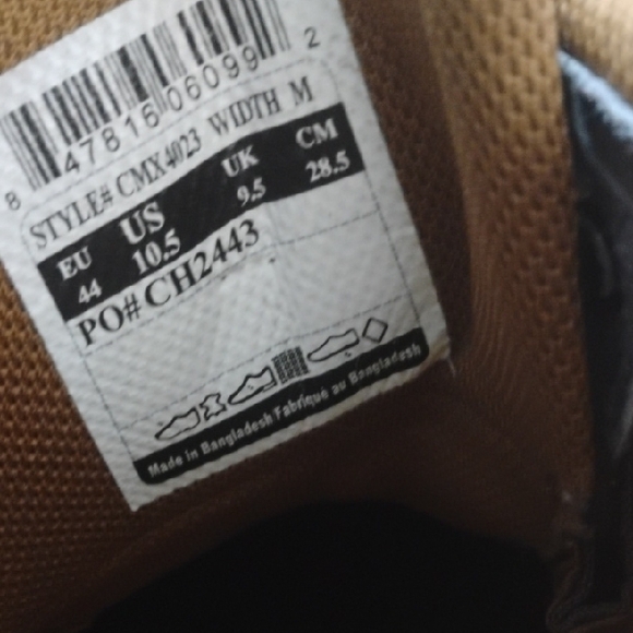 New CARHARTT Brown Leather  Boots - Picture 5 of 10